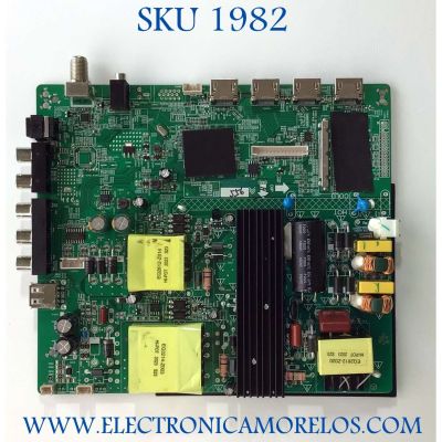 MAIN FUENTE (COMBO) ELEMENT 4K UHD / NUMERO DE PARTE 3458HB / DP.3458HB.815.H.2.NA / 3458P815 / 3458HB.81520062200188 / PANEL V500DJ6-QE1 / MODELO E4AA50N